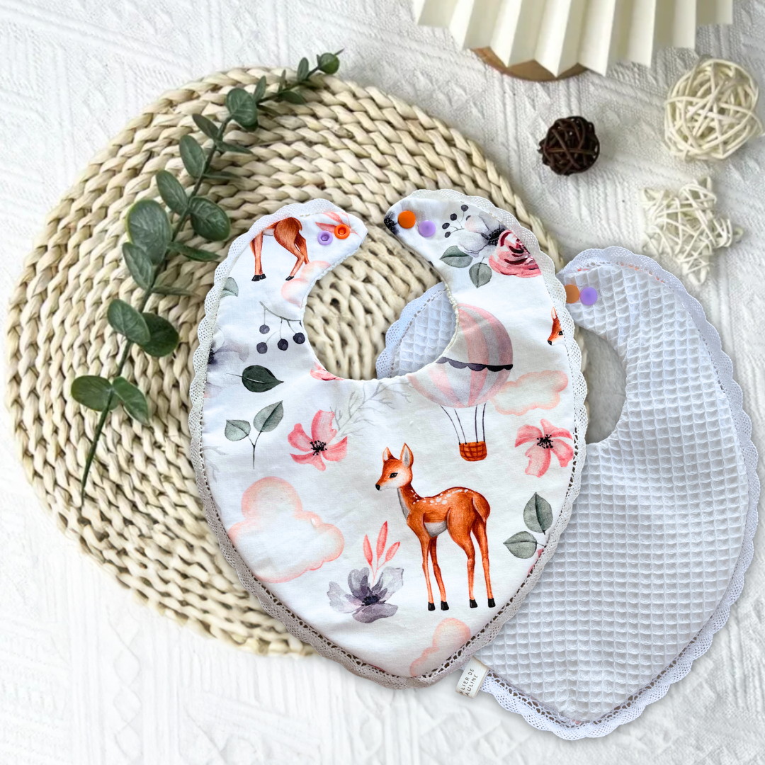 Cotton Bibs - Set of 2