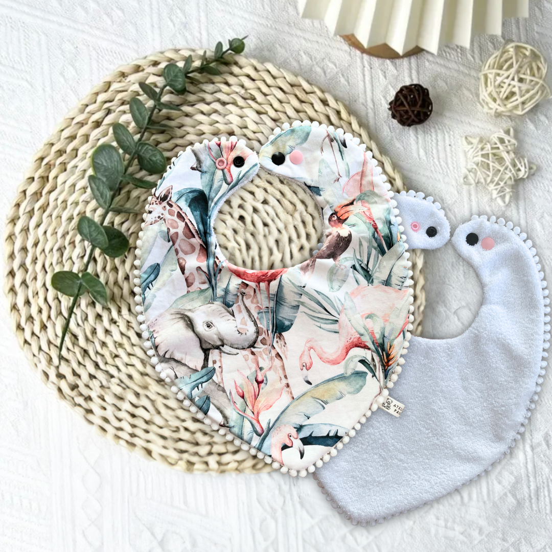 Cotton Bibs - Set of 2