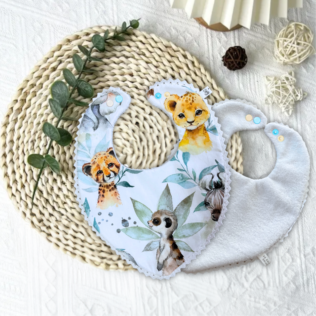 Cotton Bibs - Set of 2