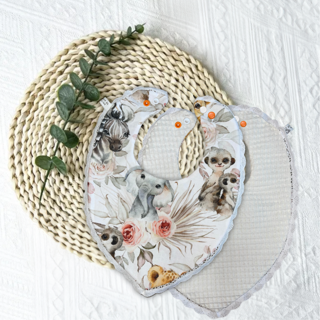 Cotton Bibs - Set of 2