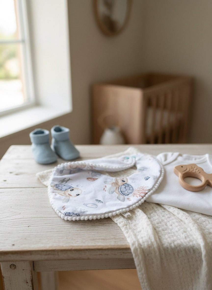 Cotton Bibs - Set of 2